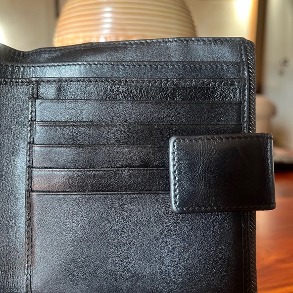 Gucci Black Denim and Leather wallet - Picture 4 of 7